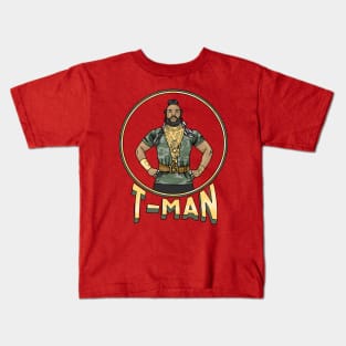 T-Man / Mr. T - Sketch Draw Kids T-Shirt